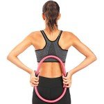 Pro Impact Pilates Ring Fitness Circle Exercise Resistance Equipment for Body Sculpting, Yoga Training, Toning Thighs/Abs/Legs- Portable, Comfortable, Non-Slip, Colors Available