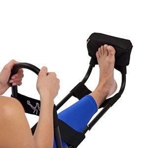 IdealStretch Original - Hamstring, Lower Back & Calf Stretcher - Pain Relief & Deep Knee Extension - Flexibility Tool with Instruction Card & Wedge Combo