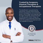 IdealStretch Original - Hamstring, Lower Back & Calf Stretcher - Pain Relief & Deep Knee Extension - Flexibility Tool with Instruction Card & Wedge Combo