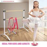 Leg Stretching Strap and Ballet Balance Board, 2 Pc. Set, Stretching, Disc Core Trainer and Flexibility Equipment for Dance, Gymnastics, Cheer or Figure Skating, Portable