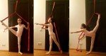 Leg Stretching Strap and Ballet Balance Board, 2 Pc. Set, Stretching, Disc Core Trainer and Flexibility Equipment for Dance, Gymnastics, Cheer or Figure Skating, Portable