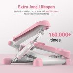 MERACH Mini Stepper with Resistance Bands for Home Workouts