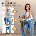 Mini Stepper with Resistance Bands and Adjustable Height