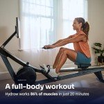 Compact Hydrow Wave Rowing Machine with 16" Touchscreen
