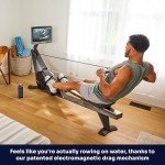 Compact Hydrow Wave Rowing Machine with 16" Touchscreen
