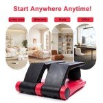 INTBUYING Portable Stair Stepper with Resistance Bands