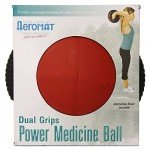 Aeromat Dual Power Grip Medicine Ball - Black/Red