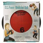 Aeromat Dual Power Grip Medicine Ball - Black/Red