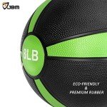 JBM 3.6kg Green Medicine Slam Ball for Workouts