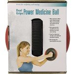 Aeromat Dual Power Grip Medicine Ball - Black/Red