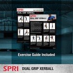 SPRI Xerball Handle Medicine Ball for Workouts