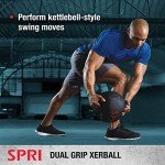 12 lb SPRI Medicine Ball for Home Workouts