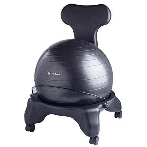 Gaiam Balance Ball Chair with Pump & Guide