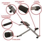 Sunny Health & Fitness Adjustable Folding Hyperextension Bench
