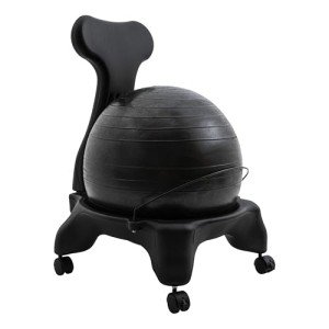 FitPro Ball Chair by Champions Sports - Black