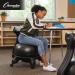 FitPro Ball Chair by Champions Sports - Black