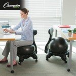 FitPro Ball Chair by Champions Sports - Black