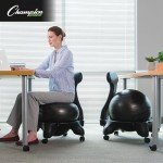 FitPro Ball Chair by Champions Sports - Black