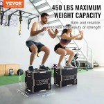 VEVOR 3-in-1 Plyometric Jump Box for Home Workouts