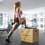 Versatile 3-in-1 Wood Plyo Box for Training
