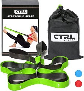 Stretching Strap with Loops for Yoga & Therapy