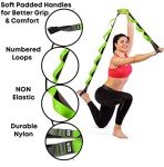 Stretching Strap with Loops for Yoga & Therapy