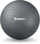 URBNFit Anti-Burst Exercise Ball - 22 Inch Silver