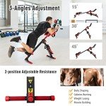 4-in-1 Rowing Machine & Ab Trainer Combo