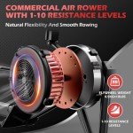 Foldable PASYOU Rowing Machine with Bluetooth Monitor