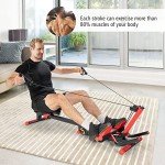 4-in-1 Rowing Machine & Ab Trainer Combo