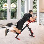 4-in-1 Rowing Machine & Ab Trainer Combo