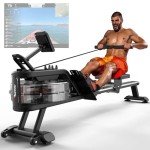 PASYOU Water Rowing Machine for Home Fitness