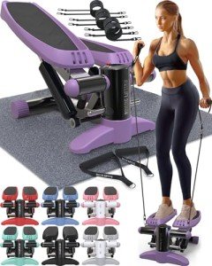 Purple Mini Stepper for Home Workouts