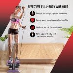 Purple Mini Stepper for Home Workouts