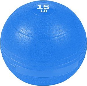15-Pound Blue Slam Medicine Ball for Workouts