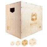 3-in-1 Wooden Plyo Box for Home Workouts