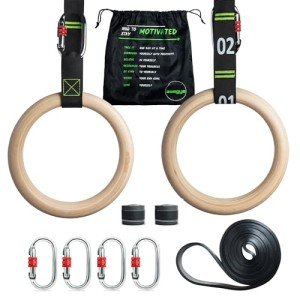 Adjustable Gym Rings for Full-Body Workouts