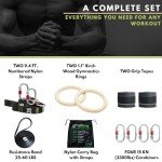 Adjustable Gym Rings for Full-Body Workouts