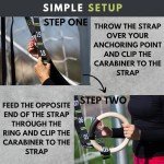 Adjustable Gym Rings for Full-Body Workouts