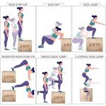 KHTO 3-in-1 Wooden Plyometric Jump Box