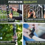 Adjustable Gym Rings for Full-Body Workouts