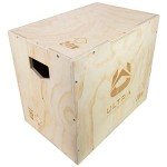 3-in-1 Wooden Plyo Box for Home Workouts