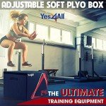 Yes4All Adjustable Plyometric Soft Box, Black