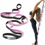 AZURELIFE Durable Stretch Straps for Yoga & Fitness