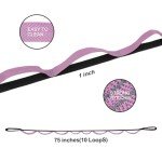 AZURELIFE Durable Stretch Straps for Yoga & Fitness