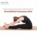 HealthAndYoga™ StretchNHeal Yoga Stick for Mobility