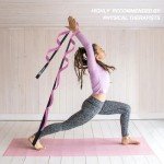 AZURELIFE Durable Stretch Straps for Yoga & Fitness