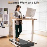 Portable Under Desk Walking Treadmill with Remote