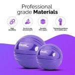 Bintiva Non-Bounce Weighted Slam Ball for Workouts