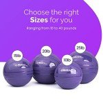 Bintiva Non-Bounce Weighted Slam Ball for Workouts